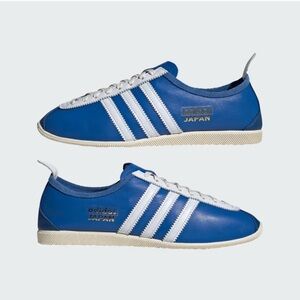 adidas Japan Sneakers in Blue with White Stripes